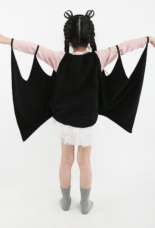 コウモリ コスプレ 衣装 ハロウィン 子供用 頭飾り付き