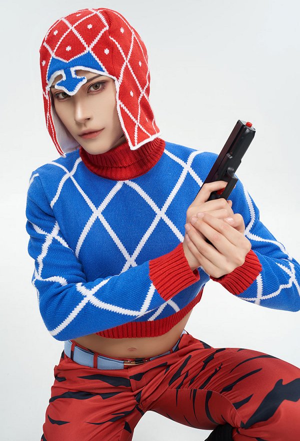 ジョジョの奇妙な冒険 黄金の風 グイード・ミスタコスプレ 衣装
