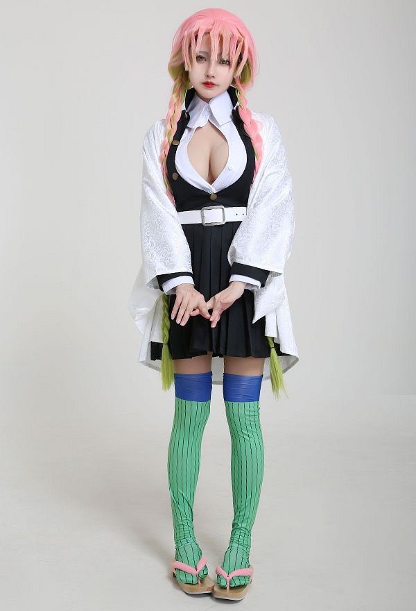 鬼滅の刃 甘露寺蜜璃 鬼殺隊隊服 コスプレ 衣装 鬼滅の刃 甘露寺蜜璃 鬼殺隊隊服 コスプレ 衣装