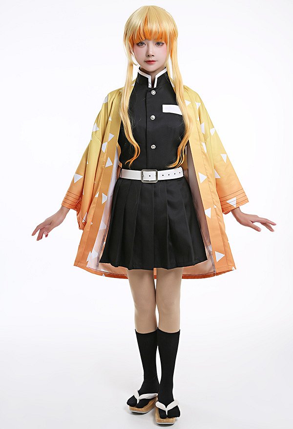 鬼滅の刃 我妻善逸 コスプレ 衣装 性転 鬼滅の刃 我妻善逸 コスプレ 衣装 性転