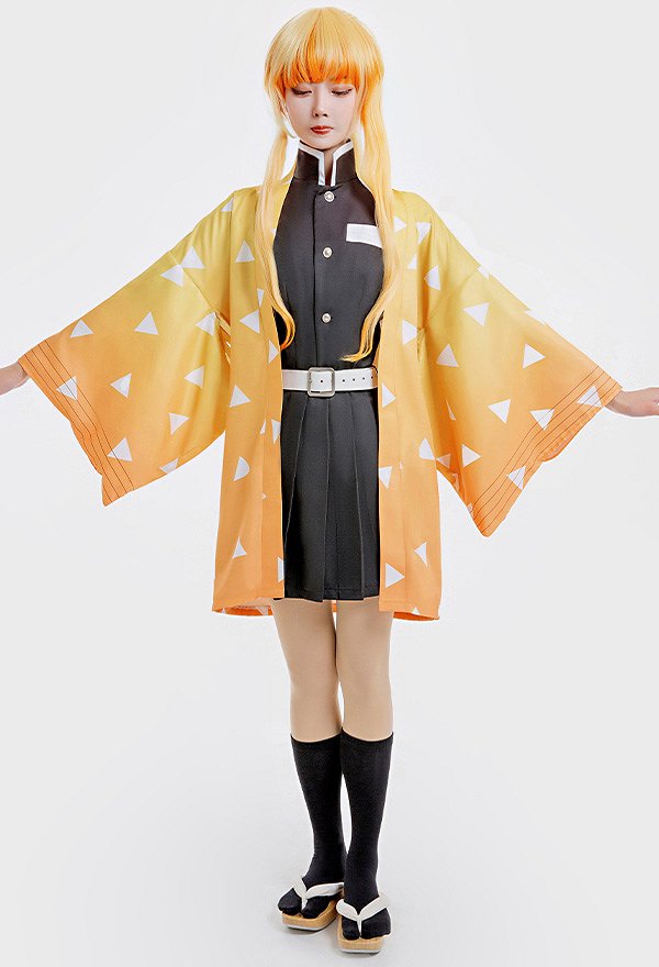 鬼滅の刃 我妻善逸 コスプレ 衣装 性転 鬼滅の刃 我妻善逸 コスプレ 衣装 性転