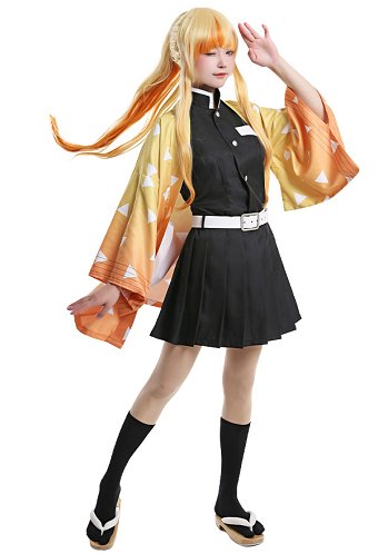 鬼滅の刃 我妻善逸 コスプレ 衣装 性転