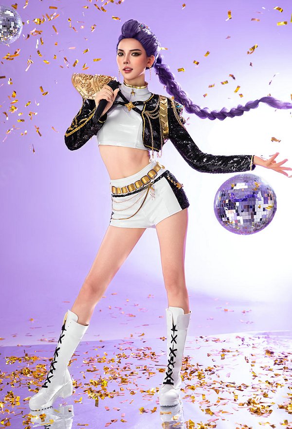 ケデハン ルミ ライブ服 黒色 コスプレ 衣装 ケデハン ルミ ライブ服 黒色 コスプレ 衣装