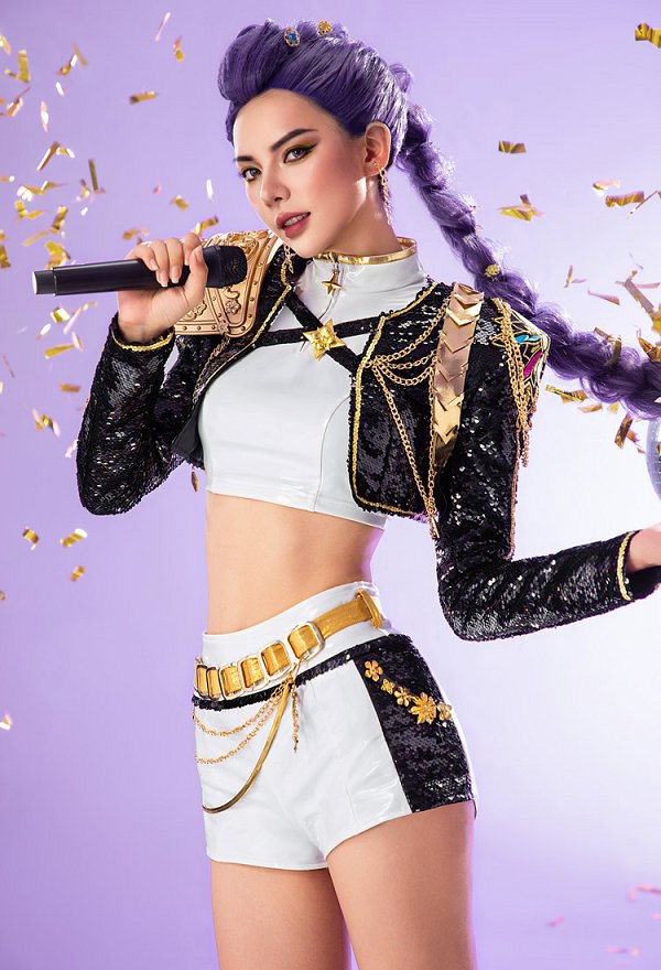 ケデハン ルミ ライブ服 黒色 コスプレ 衣装 ケデハン ルミ ライブ服 黒色 コスプレ 衣装