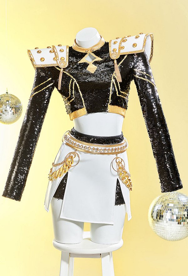 ケデハン ゾーイ ライブ服 黒色 コスプレ衣装