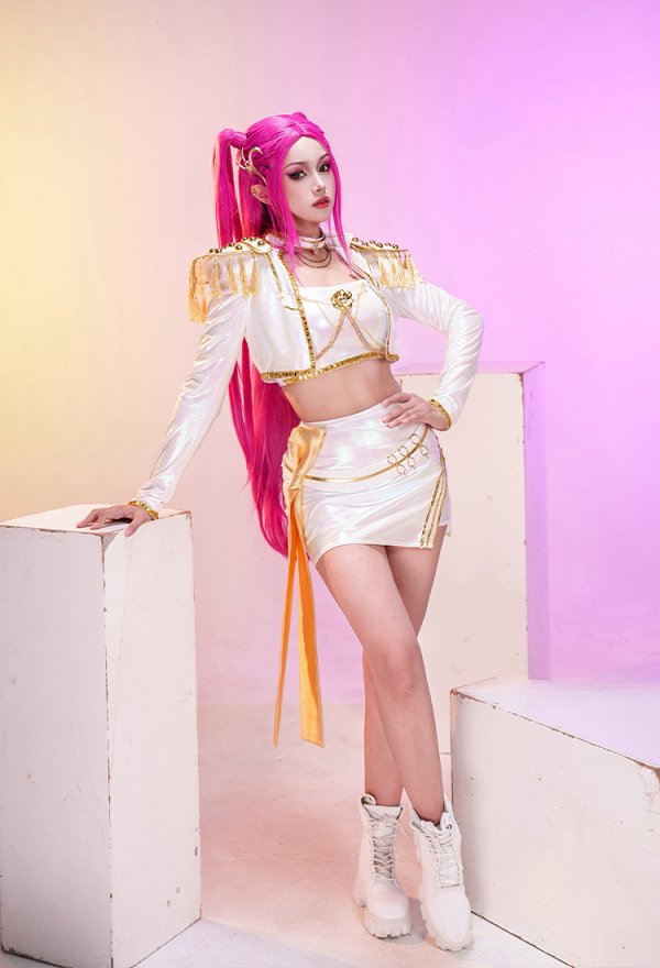 ケデハン ミラ ライブ服 白色 コスプレ 衣装
