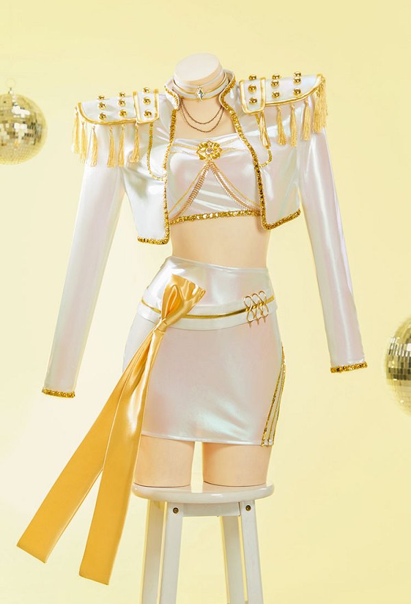 ケデハン ミラ ライブ服 白色 コスプレ 衣装