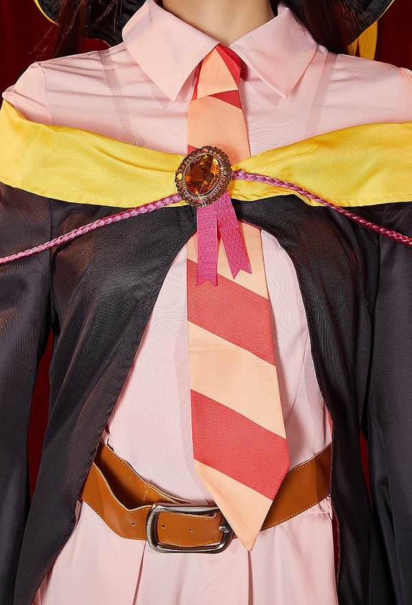 この素晴らしい世界に爆焔を! めぐみん コスプレ 衣装 ピンク制服