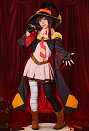 この素晴らしい世界に爆焔を! めぐみん コスプレ 衣装 ピンク制服