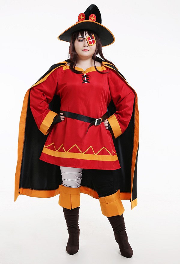 この素晴らしい世界に祝福を! めぐみん コスプレ 衣装 プラスサイズ この素晴らしい世界に祝福を! めぐみん コスプレ 衣装 プラスサイズ