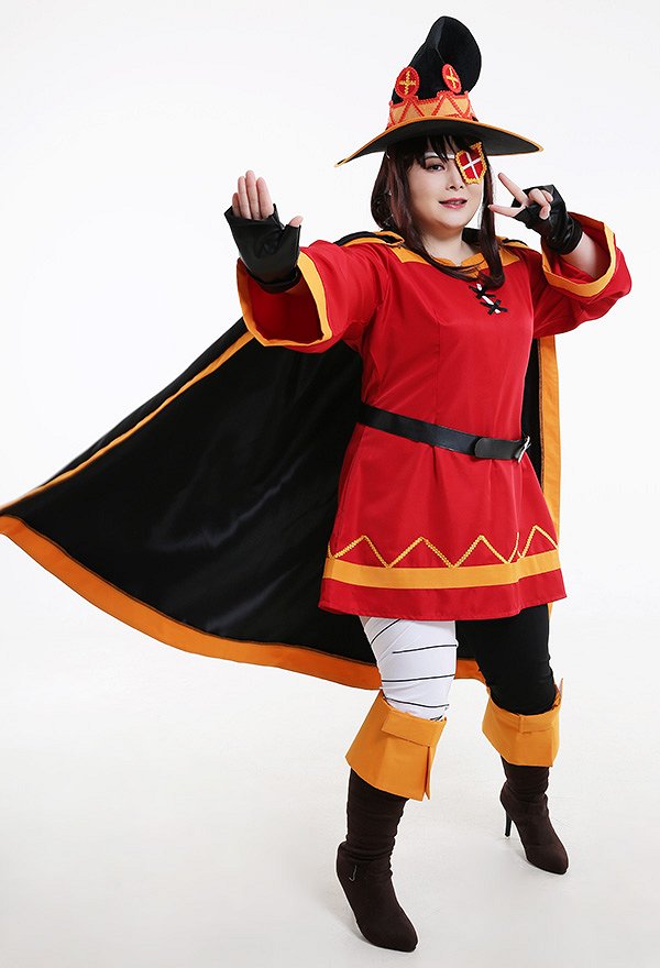 この素晴らしい世界に祝福を! めぐみん コスプレ 衣装 プラスサイズ この素晴らしい世界に祝福を! めぐみん コスプレ 衣装 プラスサイズ