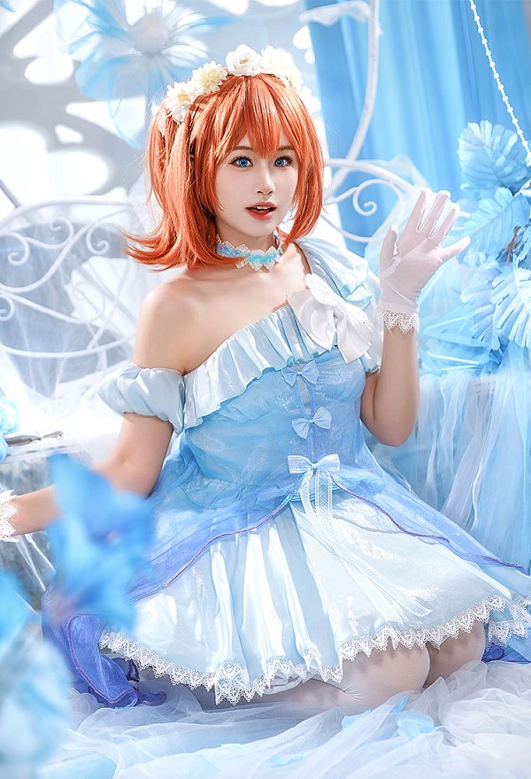 Love Live! ラブライブ マルチファイル 高坂穂乃果 ユメノトビラVer. コスプレ 衣装