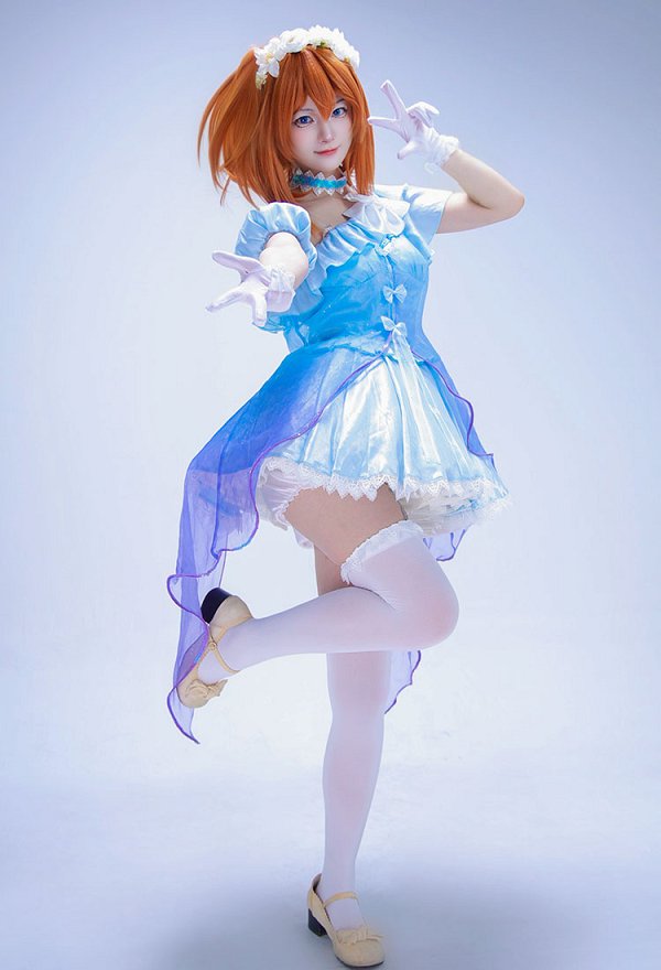 Love Live! ラブライブ マルチファイル 高坂穂乃果 ユメノトビラVer. コスプレ 衣装