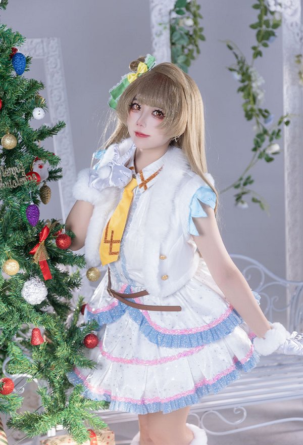 Love Live! ラブライブ 南ことり Snow halation Ver. コスプレ 衣装