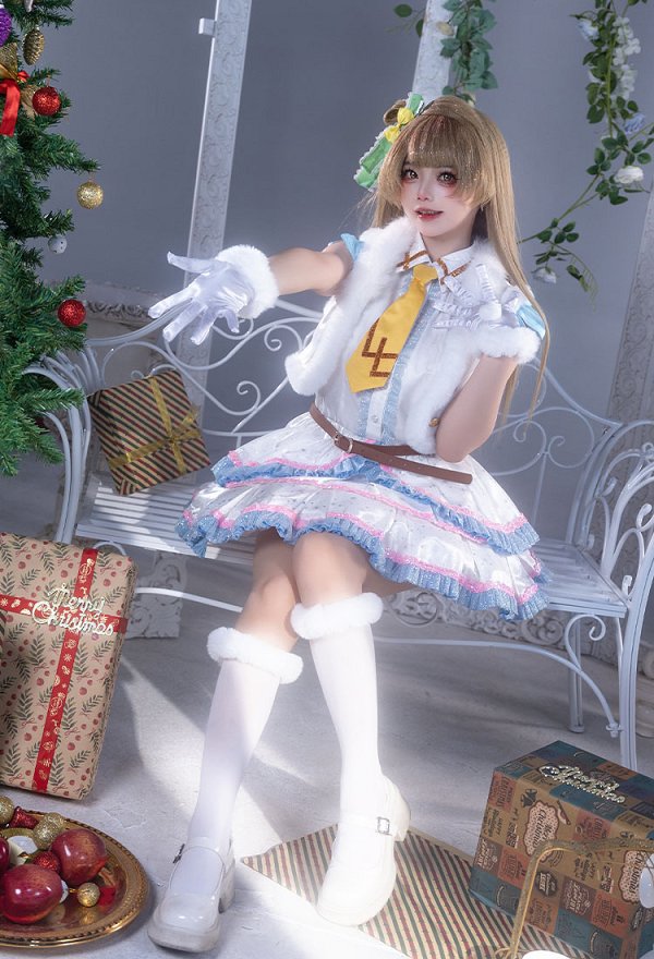 Love Live! ラブライブ 南ことり Snow halation Ver. コスプレ 衣装