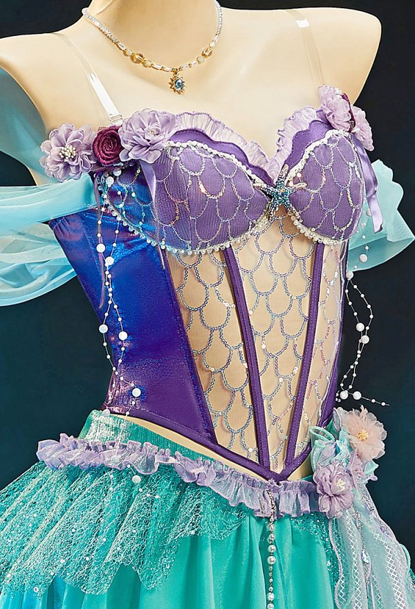 リトル・マーメイド アリエル コスプレ ドレス