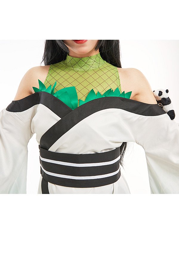 パンダ コスプレ 衣装 ワンピース 和式 パンダ コスプレ 衣装 ワンピース 和式