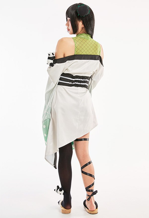 パンダ コスプレ 衣装 ワンピース 和式 パンダ コスプレ 衣装 ワンピース 和式