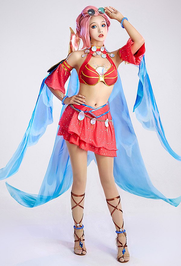 LOL アッシュ コスプレ 衣装 LOL アッシュ コスプレ 衣装