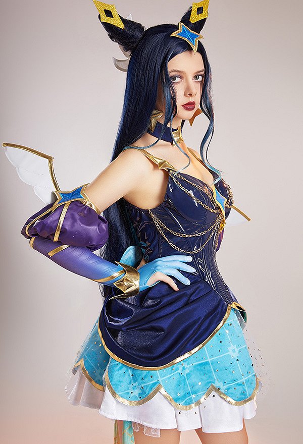 LOL スターガーディアン シンドラ コスプレ 衣装