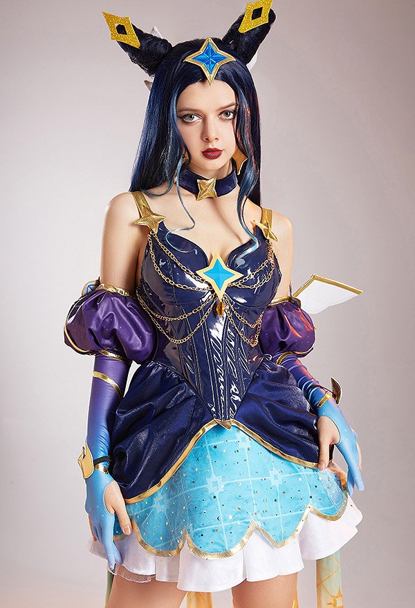 LOL スターガーディアン シンドラ コスプレ 衣装