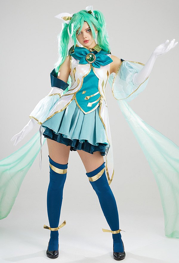 LOL スター・ガーディアン ソナ コスプレ 衣装