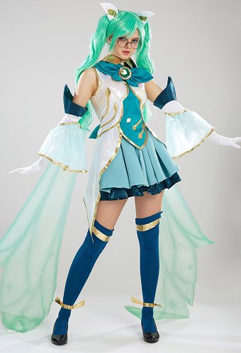 LOL スター・ガーディアン ソナ コスプレ 衣装