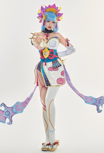 LOL 精霊の花祭り イブリン コスプレ 衣装