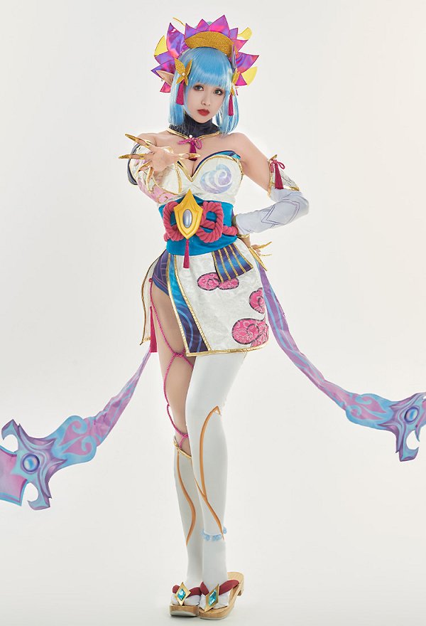 LOL 精霊の花祭り イブリン コスプレ 衣装