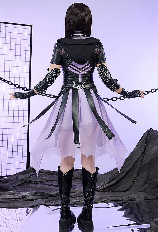 恋と深空 女主人公 闇夜の潜行 戦闘セット コスプレ 衣装 恋と深空 女主人公 闇夜の潜行 戦闘セット コスプレ 衣装