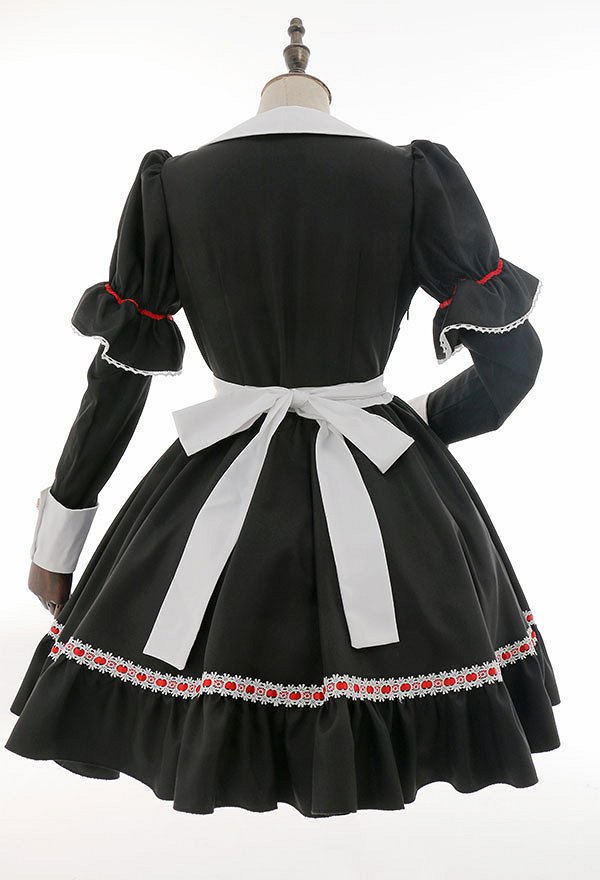 ハロウィン着用 メイド ワンピース