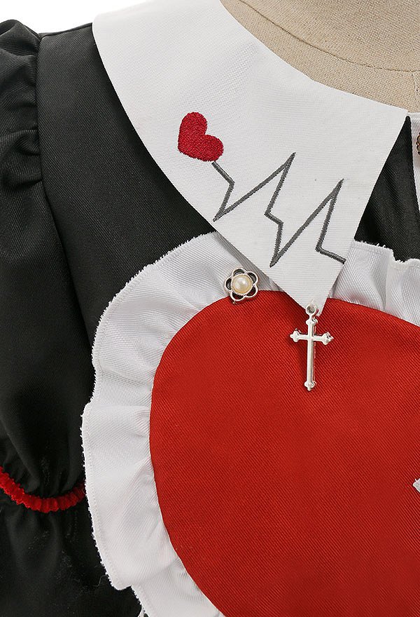 ハロウィン着用 メイド ワンピース