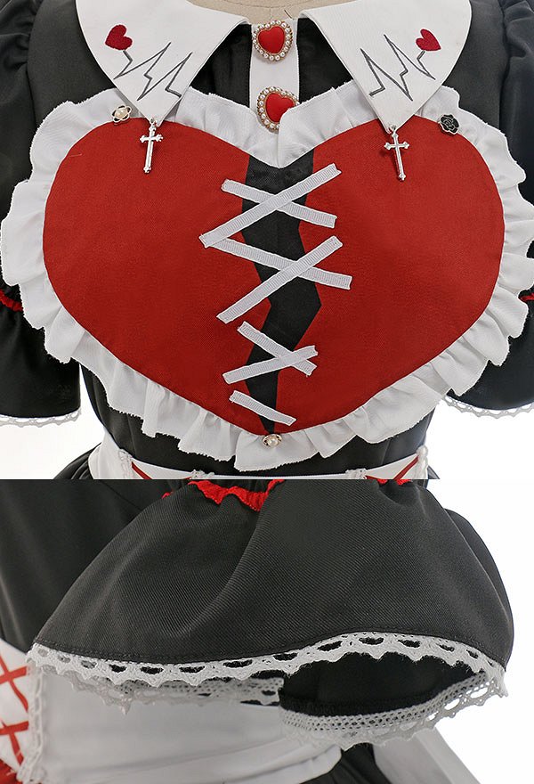 ハロウィン着用 メイド ワンピース