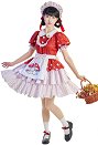 かわいい キノコ柄 ロリータ ワンピース
