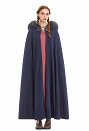 中世 バイキング ルネッサンス ヴィンテージ フード付き マント