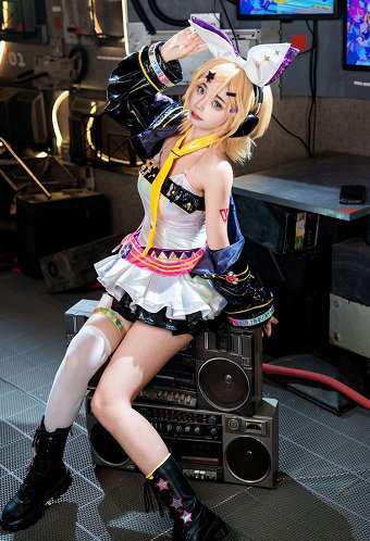 「Muse Dash」×「ミク」 鏡音リン コスプレ 衣装