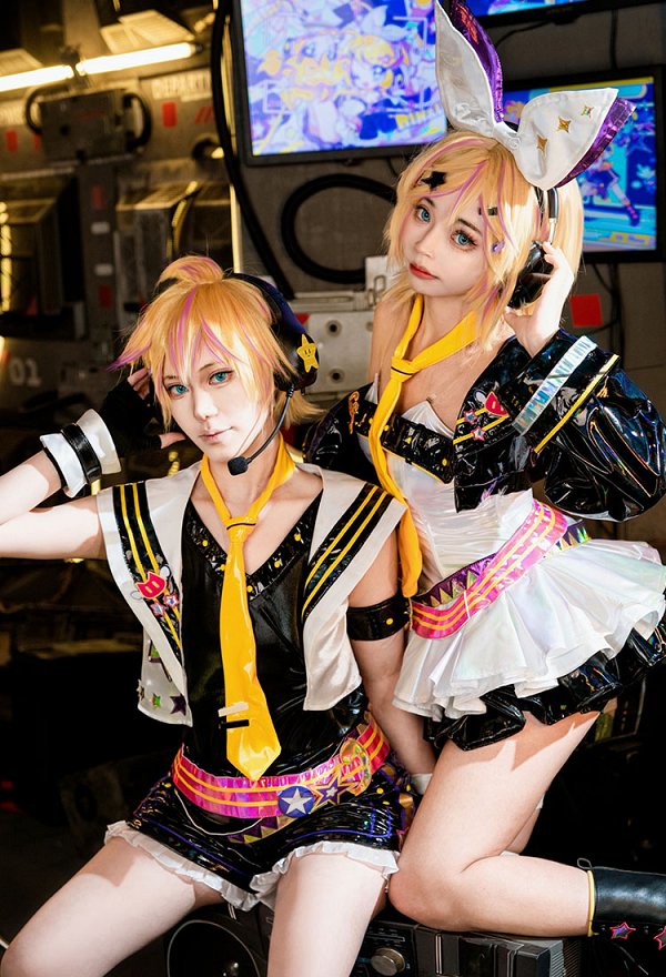 鏡音リン コスプレ 衣装 -「Muse Dash」×「ミク」 鏡音リン コスプレ