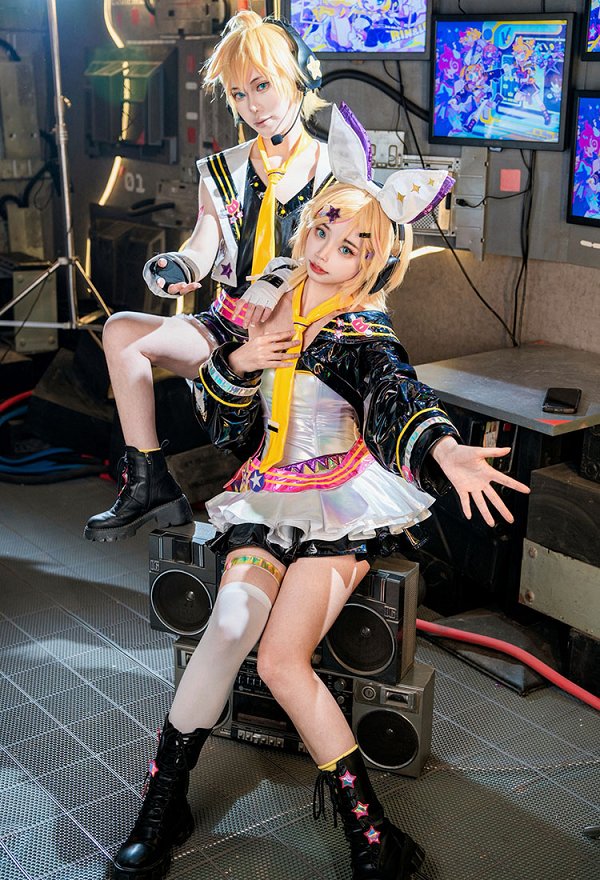 「Muse Dash」×「ミク」 鏡音リン コスプレ 衣装