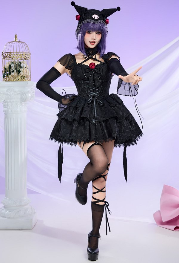 着せ恋 × サンリオキャラクターズ 黒江雫×クロミ コスプレ 衣装