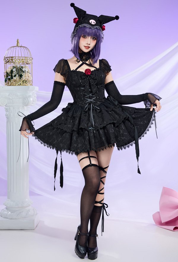 着せ恋 × サンリオキャラクターズ 黒江雫×クロミ コスプレ 衣装
