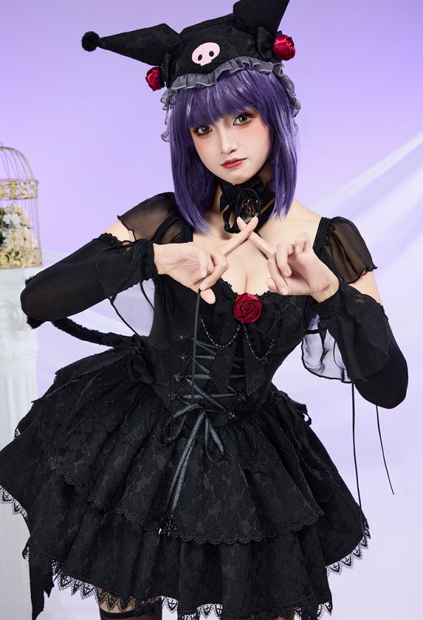 着せ恋 × サンリオキャラクターズ 黒江雫×クロミ コスプレ 衣装
