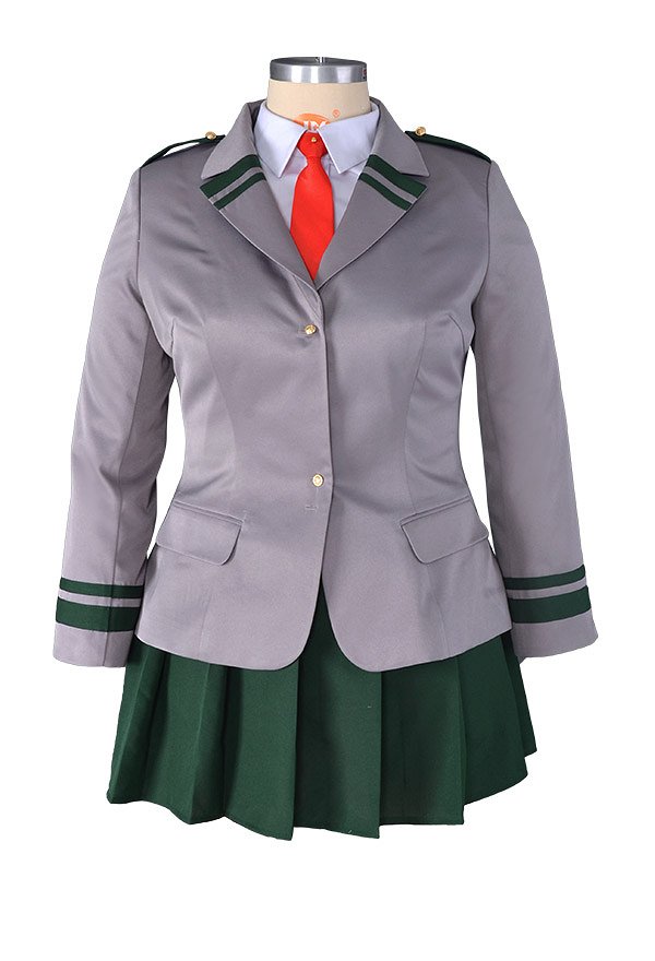 ヒロアカ 麗日お茶子 蛙吹梅雨 コスプレ 衣装 プラスサイズ 女性 制服