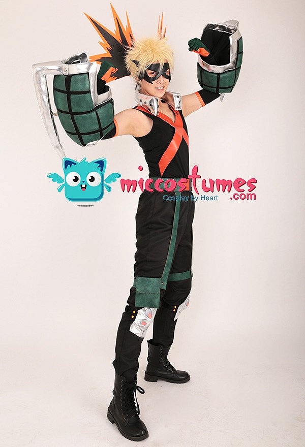 ヒロアカ 爆豪勝己 コスプレ 衣装 手袋付き
