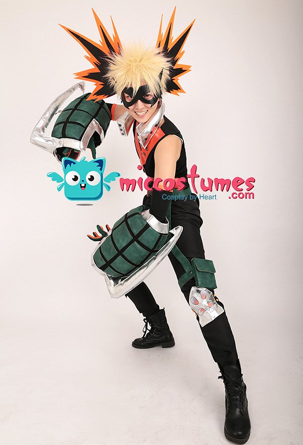 爆豪勝己 コスチューム - ヒロアカ コスプレ | 高品質 戦闘服 販売