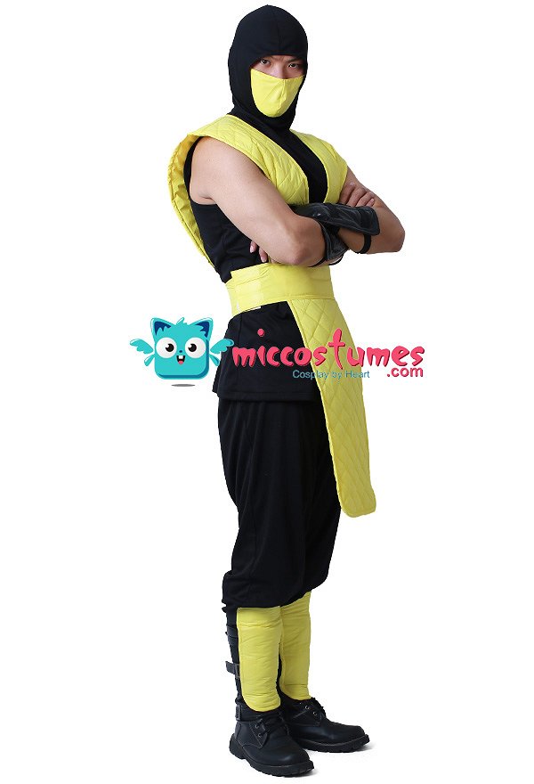 モータルコンバット スコーピオン コスプレ コスチューム