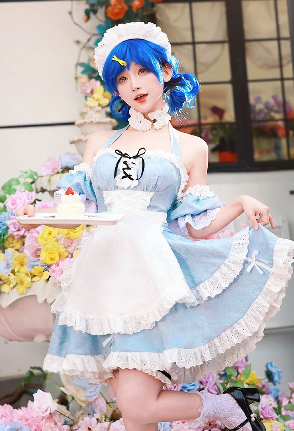 ぴちぴちピッチ 宝生 波音 コスプレ 衣装 喫茶メイド ぴちぴちピッチ 宝生 波音 コスプレ 衣装 喫茶メイド