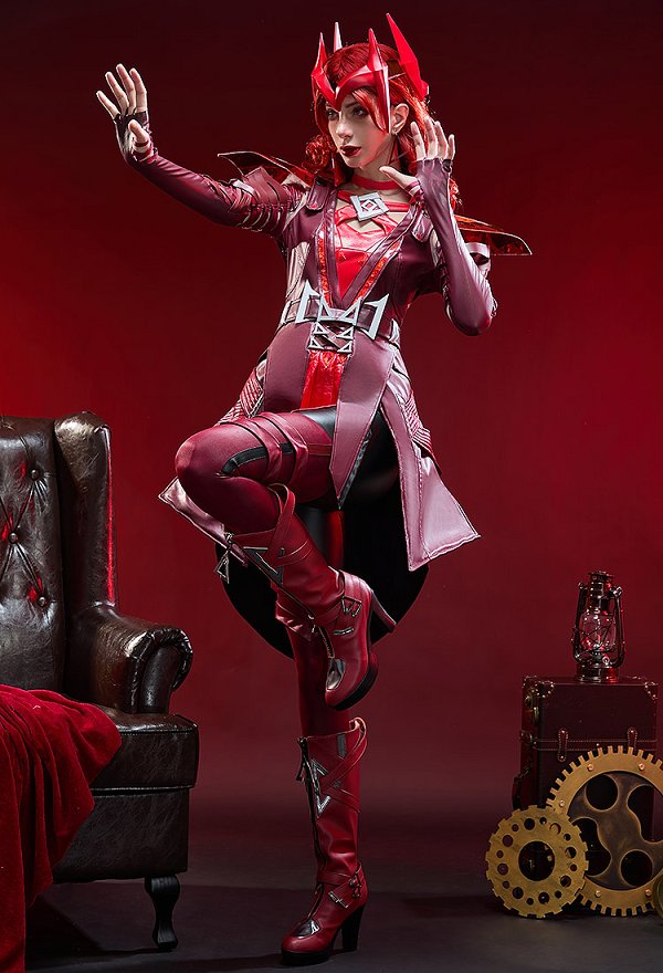 マーベルライバルズ スカーレット・ウィッチ コスプレ 衣装