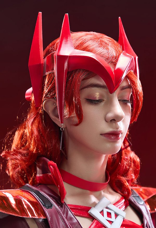 マーベルライバルズ スカーレット・ウィッチ コスプレ 衣装