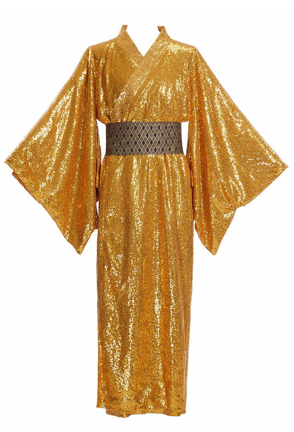 松平 健 コスプレ 衣装 マツケンサンバ 風 黄金色 着物