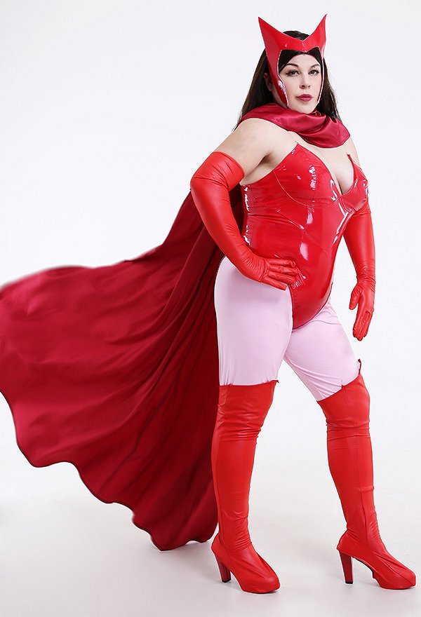 スーパーヒロイン コスプレ 衣装 プラスサイズ